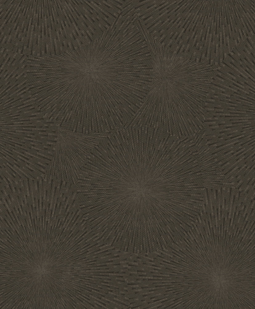 Zion Brown Starburst Wallpaper by Brewster Textural Essentials Covers about 57.8 square feet 21-in by 33-ft long roll Unpasted 12.6 - Fabric Carolina -