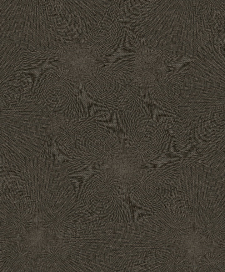 Zion Brown Starburst Wallpaper by Brewster Textural Essentials Covers about 57.8 square feet 21-in by 33-ft long roll Unpasted 12.6 - Fabric Carolina -