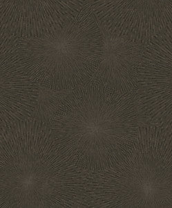 Zion Brown Starburst Wallpaper by Brewster
