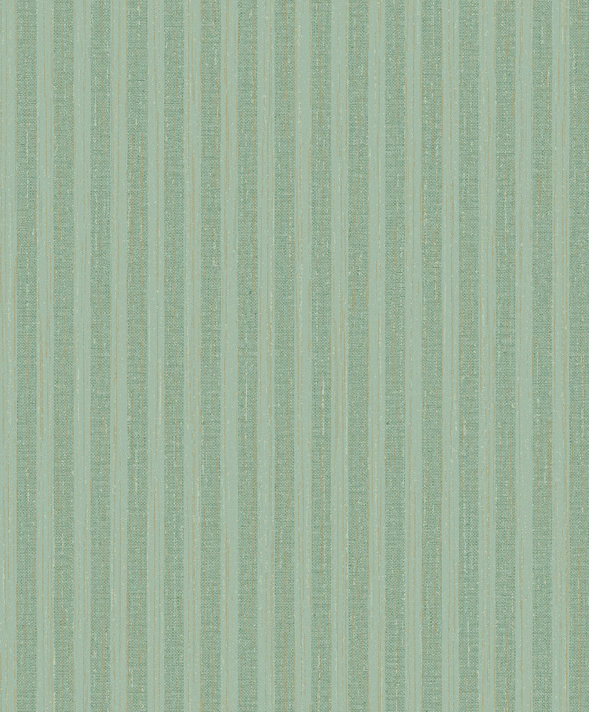 Brodie Green Stripe Wallpaper by Brewster Textural Essentials Covers about 57.8 square feet 21-in by 33-ft long roll Unpasted 25.2 - Fabric Carolina -