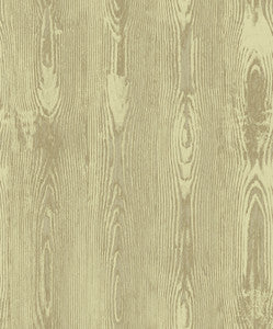 Jaxson Gold Faux Wood Wallpaper by Brewster