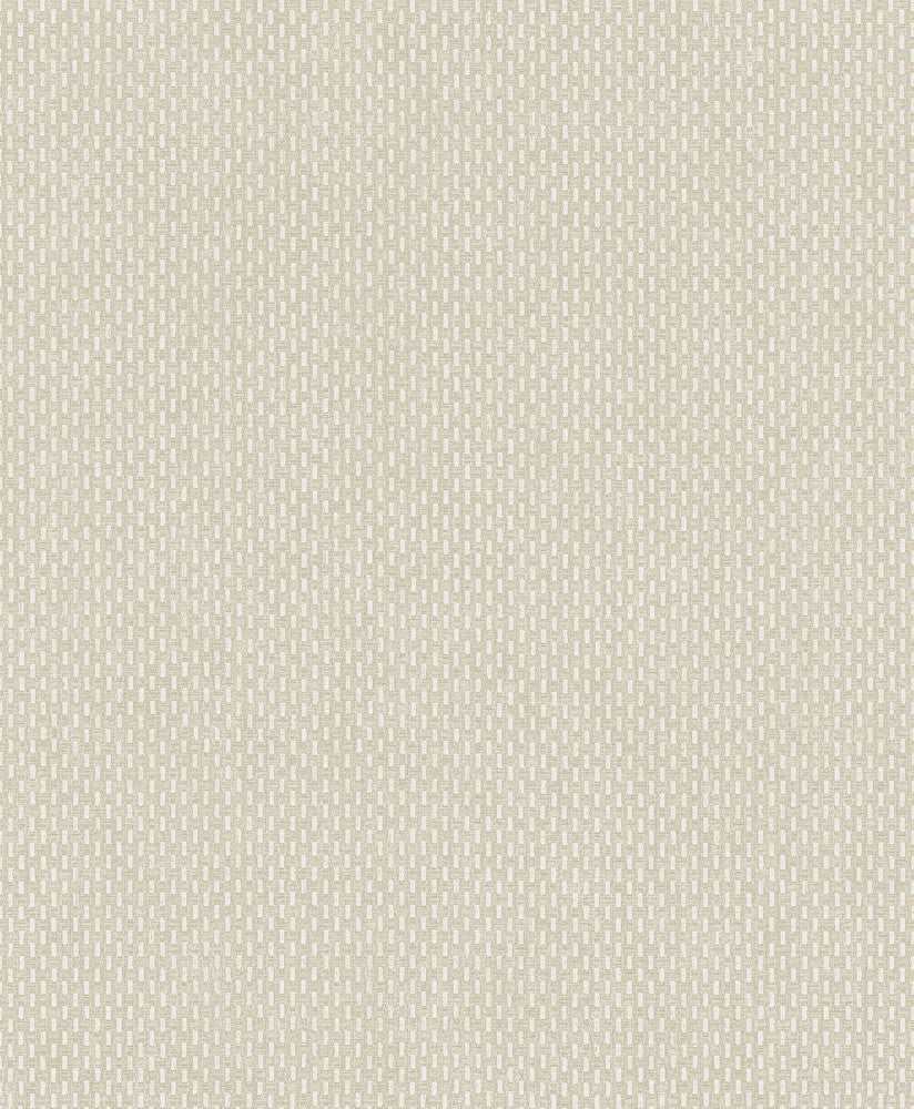 Pearson Wheat Distressed Geometric Wallpaper by Brewster Textural Essentials Covers about 57.8 square feet 21-in by 33-ft long roll Unpasted 25.2 - Fabric Carolina -