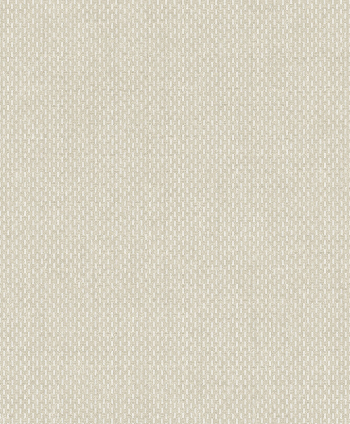 Pearson Wheat Distressed Geometric Wallpaper by Brewster Textural Essentials Covers about 57.8 square feet 21-in by 33-ft long roll Unpasted 25.2 - Fabric Carolina -