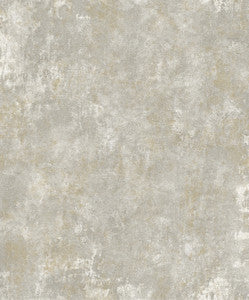 Axel Light Grey Patina Texture Wallpaper by Brewster