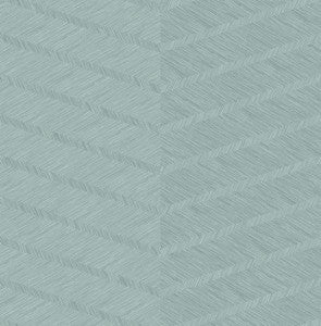 Aspen Aqua Chevron Wallpaper by A-Street Prints