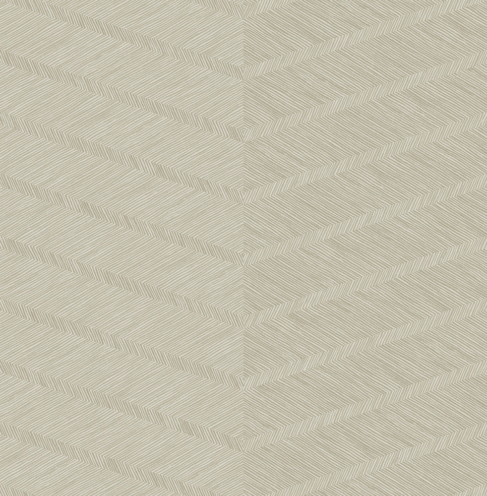 Aspen Champagne Chevron Wallpaper by A-Street Prints Scott Living Covers about 56.4 square feet 20.5-in by 33-ft long roll Unpasted 20.8 - Fabric Carolina -