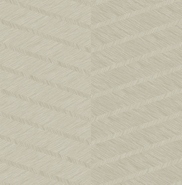 Aspen Champagne Chevron Wallpaper by A-Street Prints Scott Living Covers about 56.4 square feet 20.5-in by 33-ft long roll Unpasted 20.8 - Fabric Carolina -