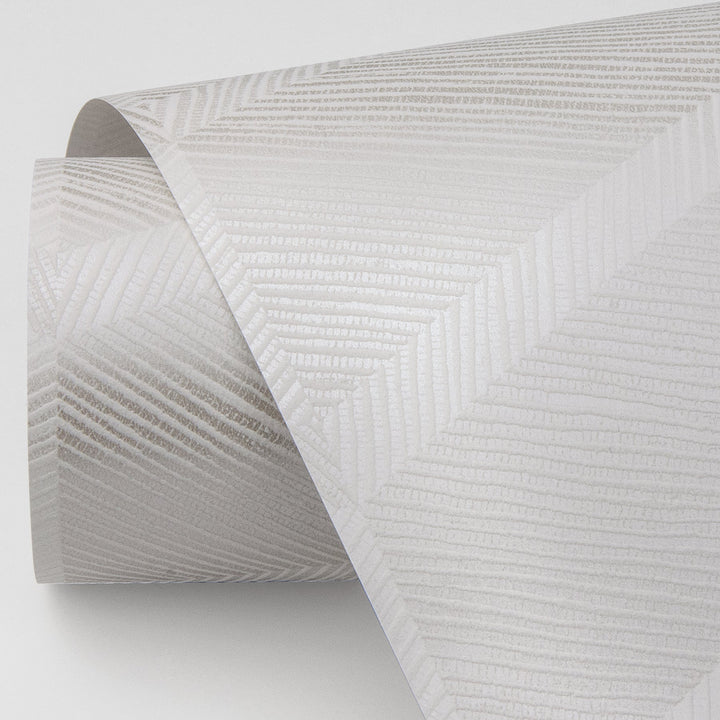 Aspen White Chevron Wallpaper by A-Street Prints Designer