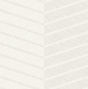 Aspen White Chevron Wallpaper by A-Street Prints