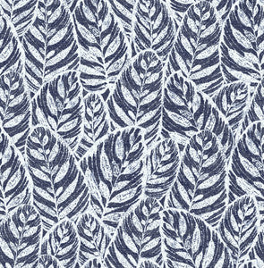 Del Indigo Indigo Botanical Wallpaper by A-Street Prints