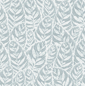 Del Mar Light Blue Botanical Wallpaper by A-Street Prints