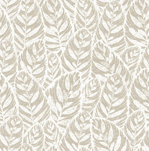 Del Mar Beige Botanical Wallpaper by A-Street Prints