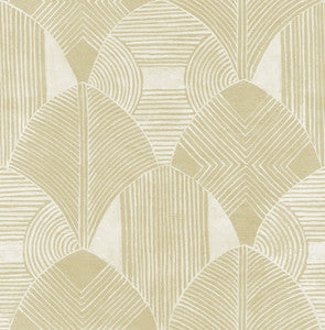 Westport Coffee Geometric Wallpaper by A-Street Prints
