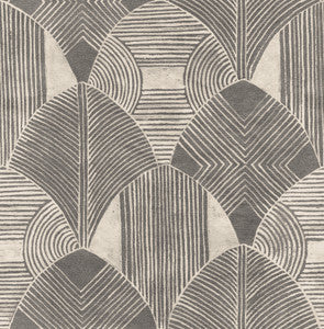 Westport Charcoal Geometric Wallpaper by A-Street Prints
