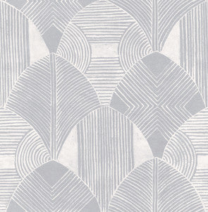 Westport Pewter Geometric Wallpaper by A-Street Prints