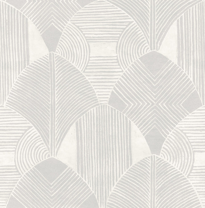 Westport Dove Geometric Wallpaper by A-Street Prints Scott Living Covers about 56.4 square feet 20.5-in by 33-ft long roll Unpasted 20.8 - Fabric Carolina -