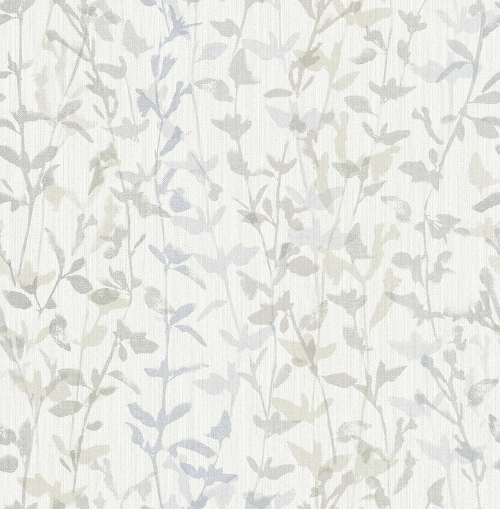 Thea Grey Floral Trail Wallpaper by A-Street Prints Scott Living Covers about 56.4 square feet 20.5-in by 33-ft long roll Unpasted 20.8 - Fabric Carolina -