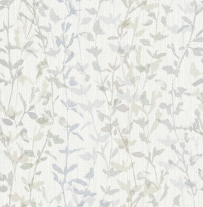 Thea Grey Floral Trail Wallpaper by A-Street Prints