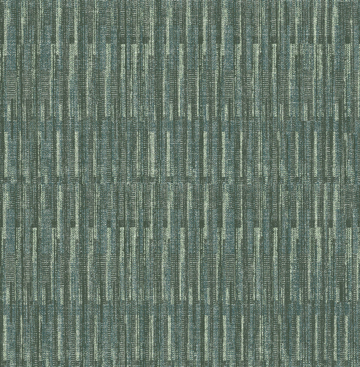 Brixton Green Texture Wallpaper by A-Street Prints Scott Living Covers about 56.4 square feet 20.5-in by 33-ft long roll Unpasted 10.4 - Fabric Carolina -