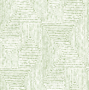 Merritt Green Geometric Wallpaper by A-Street Prints
