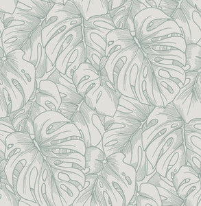 Balboa Olive Botanical Wallpaper by A-Street Prints