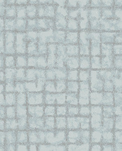 Shea Sky Blue Distressed Geometric Wallpaper by A-Street Prints