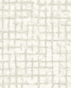 Shea Gold Distressed Geometric Wallpaper by A-Street Prints