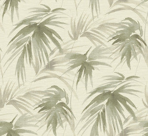Darlana Sage Grasscloth Wallpaper by A-Street Prints