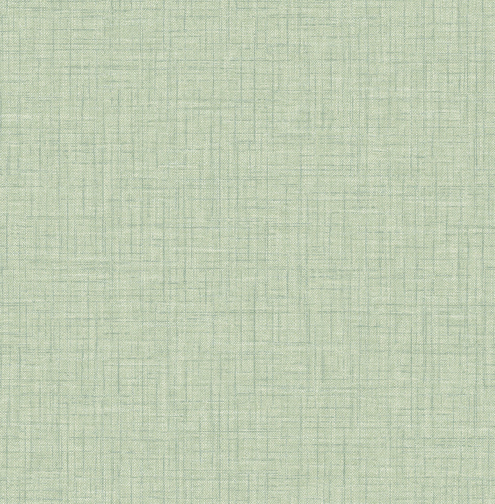 Jocelyn Green Faux Fabric Wallpaper by A-Street Prints Pacifica Covers about 56.4 square feet 20.5-in by 33-ft long roll Unpasted 0 - Fabric Carolina -