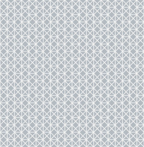 Lisbeth Grey Geometric Lattice Wallpaper by A-Street Prints