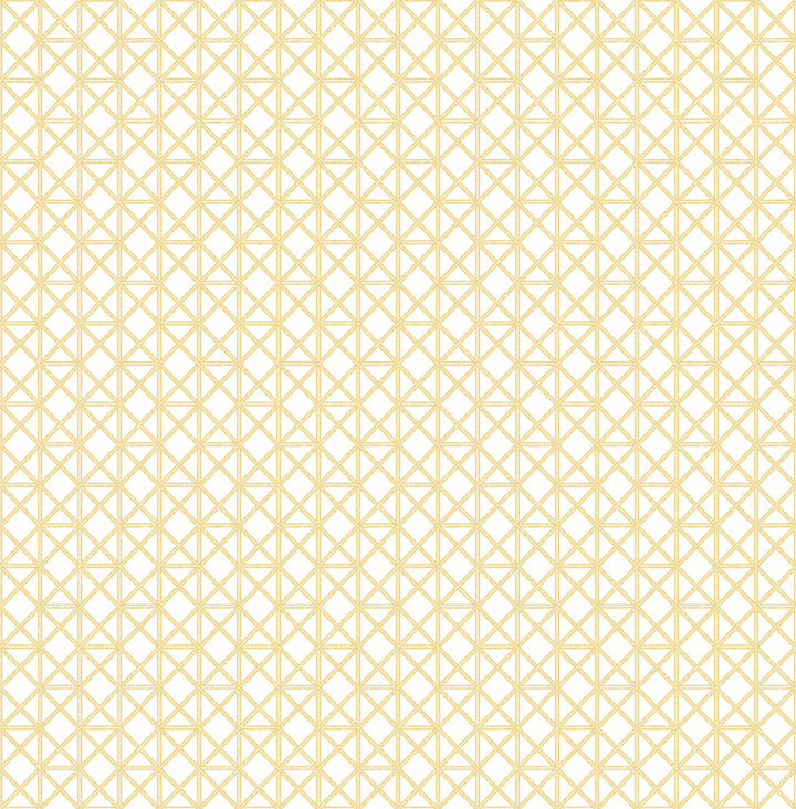 Lisbeth Yellow Geometric Lattice Wallpaper by A-Street Prints Pacifica Covers about 56.4 square feet 20.5-in by 33-ft long roll Unpasted 2.1 - Fabric Carolina -