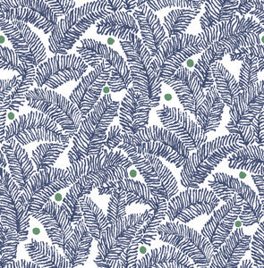 Athina Navy Fern Wallpaper by A-Street Prints
