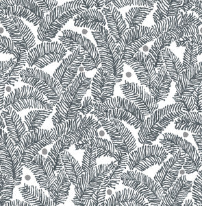 Athina Grey Fern Wallpaper by A-Street Prints