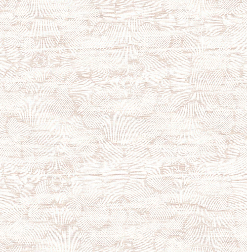 Periwinkle Pink Textured Floral Wallpaper by A-Street Prints Pacifica Covers about 56.4 square feet 20.5-in by 33-ft long roll Unpasted 10.4 - Fabric Carolina -
