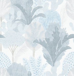 Ari Blue Desert Oasis Wallpaper by A-Street Prints
