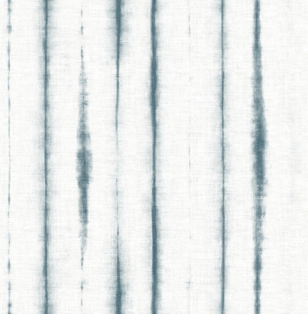 Orleans Teal Shibori Faux Linen Wallpaper by A-Street Prints Pacifica Covers about 56.4 square feet 20.5-in by 33-ft long roll Unpasted 0 - Fabric Carolina -