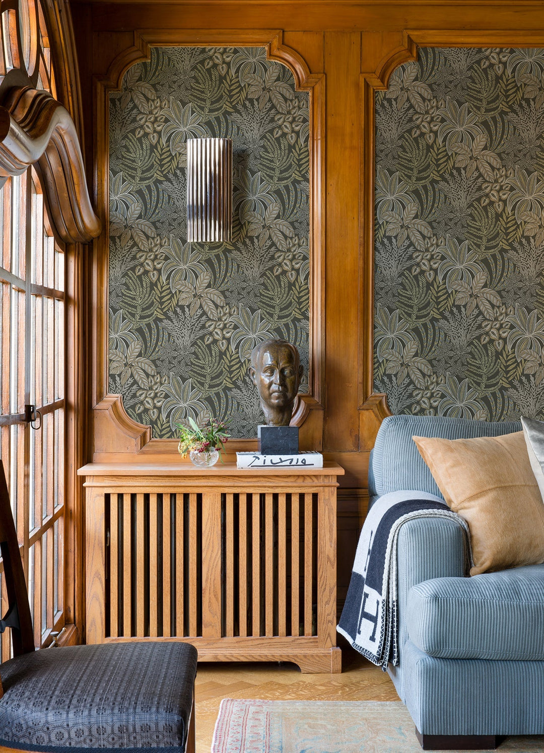 Sumner Brown Woodland Botanical Wallpaper by A-Street Prints Designer