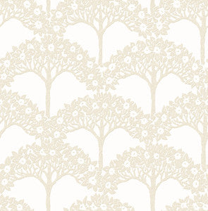 Dawson Beige Magnolia Tree Wallpaper by A-Street Prints
