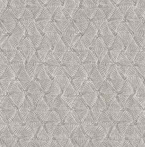 Wright Pewter Textured Triangle Wallpaper by A-Street Prints