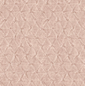 Wright Rose Gold Textured Triangle Wallpaper by A-Street Prints