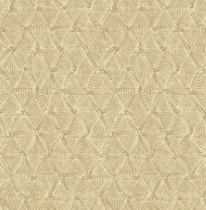Wright Gold Textured Triangle Wallpaper by A-Street Prints