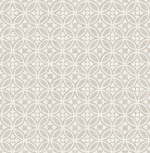 Larsson Grey Ogee Wallpaper by A-Street Prints