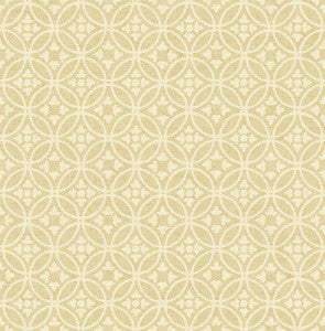 Larsson Gold Ogee Wallpaper by A-Street Prints