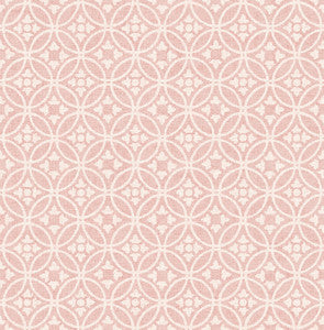 Larsson Pink Ogee Wallpaper by A-Street Prints