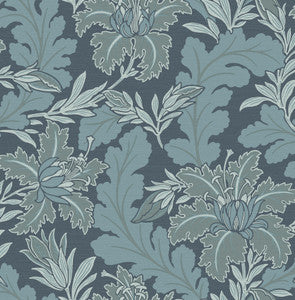 Butterfield Blue Floral Wallpaper by A-Street Prints