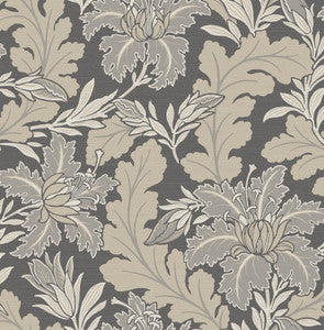 Butterfield Grey Floral Wallpaper by A-Street Prints