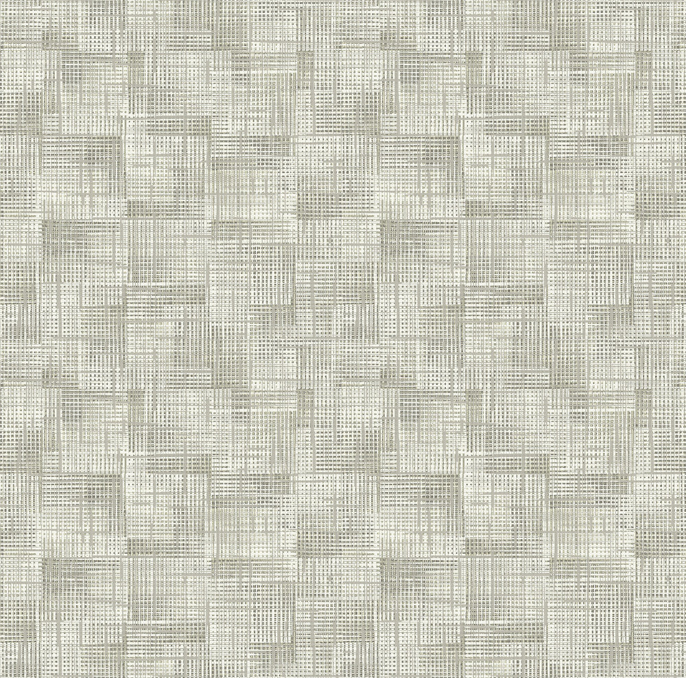 Ting Taupe Abstract Woven Wallpaper by A-Street Prints Dimensions Covers about 60.8 square feet 27-in by 27-ft long roll Unpasted 27 - Fabric Carolina -
