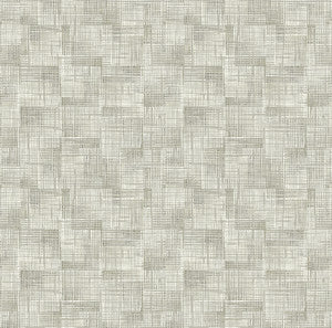 Ting Taupe Abstract Woven Wallpaper by A-Street Prints