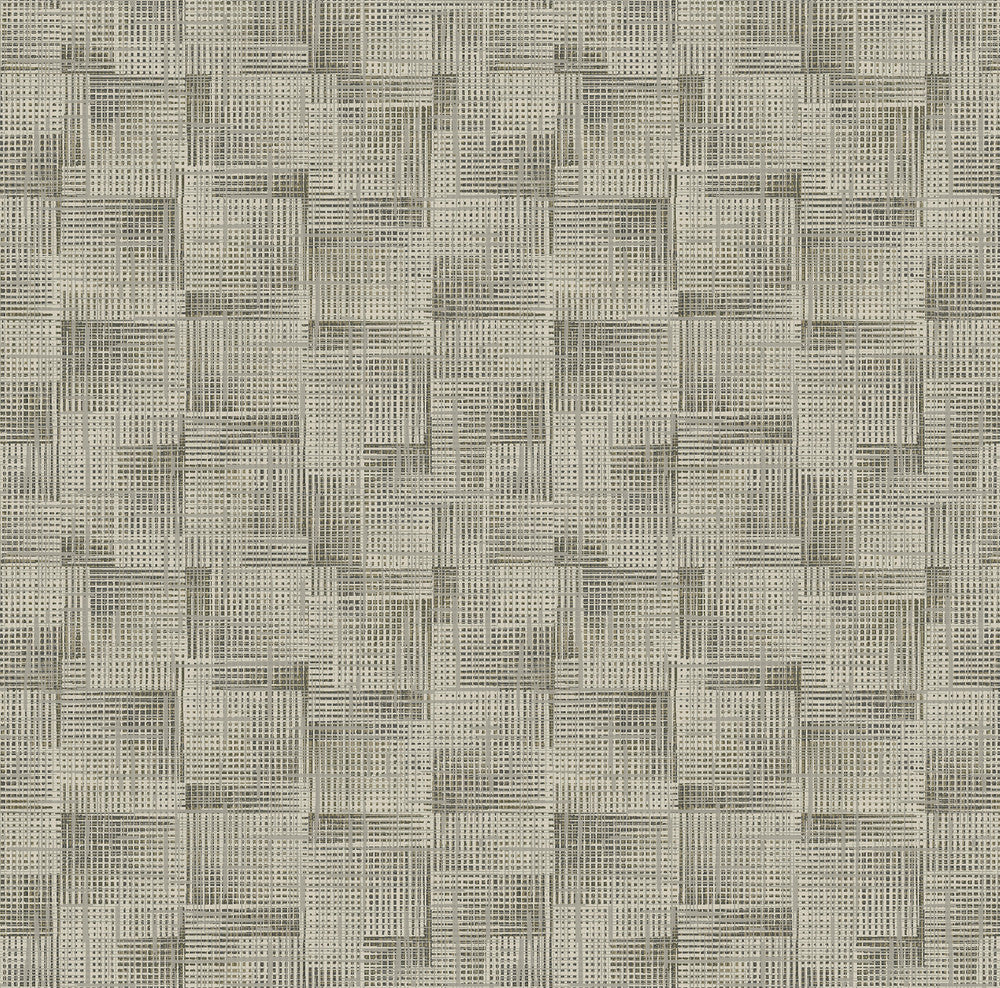 Ting Coffee Abstract Woven Wallpaper by A-Street Prints Dimensions Covers about 60.8 square feet 27-in by 27-ft long roll Unpasted 27 - Fabric Carolina -