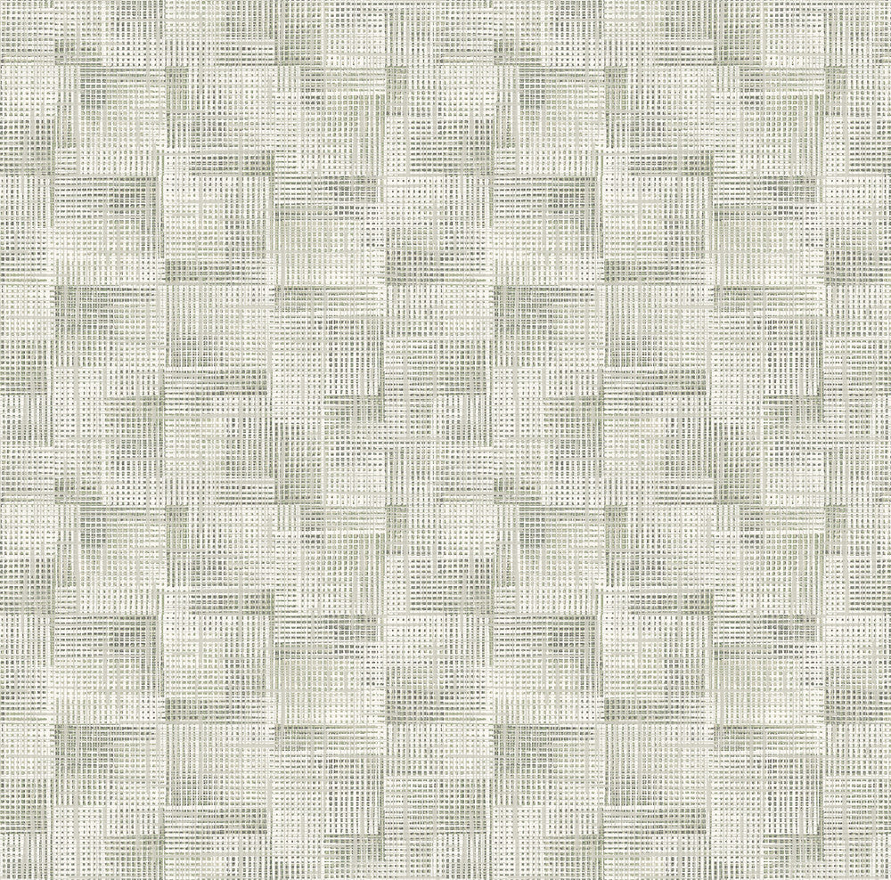 Ting Sage Abstract Woven Wallpaper by A-Street Prints Dimensions Covers about 60.8 square feet 27-in by 27-ft long roll Unpasted 27 - Fabric Carolina -